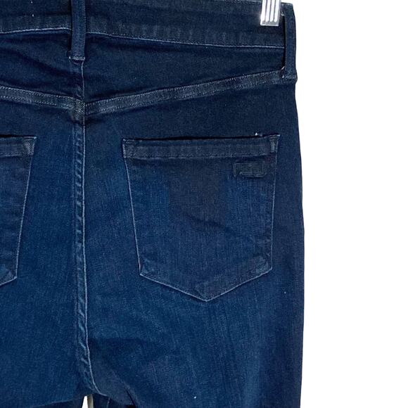 AYR 'The Skinny' Jeans In Jac's Jeans Wash Dark Blue Distressed Stretchy Sz 14 R - Picture 16 of 16